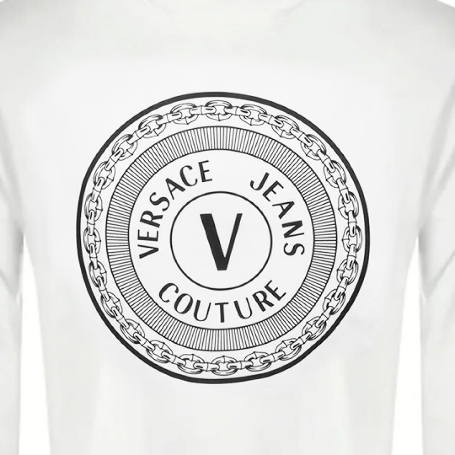 Alternative Image for ProductVersace Jeans Couture Logo Sweatshirt White3